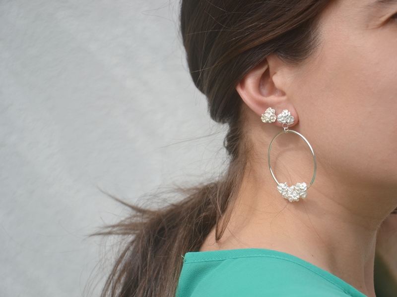 Flores - brinco argola - Image 2